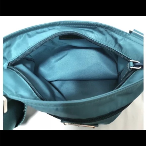 ‘Like New’ Authentic PRADA Turquoise Nylon Shoulder Crossbody Bag Purse - Picture 4 of 10